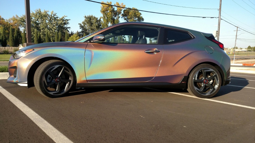 my late life crisis....Veloster Turbo with an after-market vinyl wrap. V Mondor